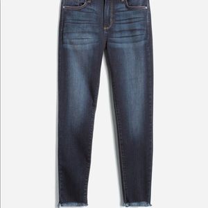 Just Black - Brooks High Rise Frayed ahem Skinny Jean